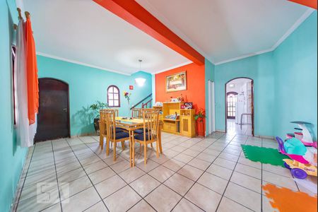 Sala de Jantar  de casa à venda com 6 quartos, 330m² em Jardim Itapoan, Santo André
