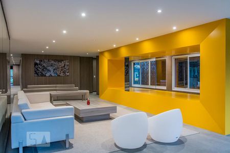 Apartamento para alugar com 34m², 1 quarto e 1 vaga Apartamento para alugar com 34m², 1 quarto e 1 vagaHall social