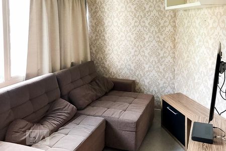 Sala de apartamento para alugar com 1 quarto, 48m² em Cidade Monções, São Paulo