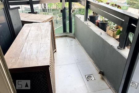 Varanda de apartamento para alugar com 1 quarto, 48m² em Cidade Monções, São Paulo