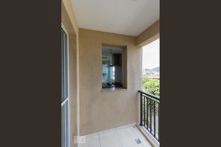 Varanda Gourmet (1º andar) de apartamento à venda com 2 quartos, 90m² em Taquara, Rio de Janeiro