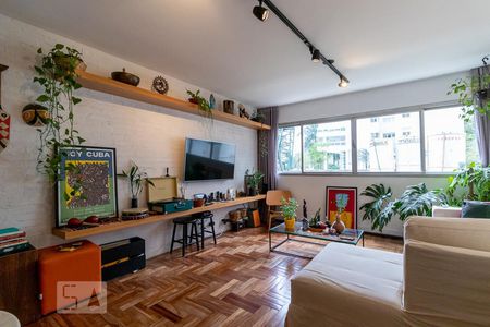 Sala de apartamento para alugar com 3 quartos, 115m² em Cerqueira César, São Paulo