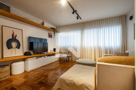 Sala/Cozinha de apartamento à venda com 3 quartos, 115m² em Cerqueira César, São Paulo