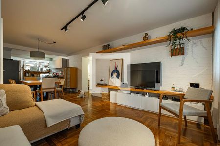Sala/Cozinha de apartamento à venda com 3 quartos, 115m² em Cerqueira César, São Paulo