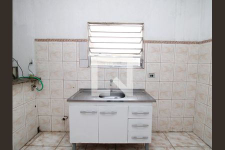 Cozinha de casa para alugar com 1 quarto, 35m² em Jardim Brasil (zona Norte), São Paulo
