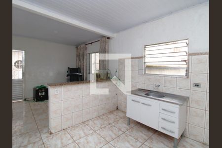Cozinha de casa para alugar com 1 quarto, 35m² em Jardim Brasil (zona Norte), São Paulo