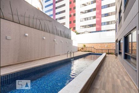 Studio para alugar com 28m², 1 quarto e sem vagaPiscina