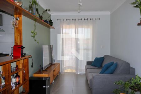 Sala de apartamento para alugar com 2 quartos, 72m² em Barcelona, São Caetano do Sul