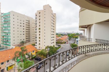 Varanda da Sala de apartamento à venda com 4 quartos, 220m² em Campo Belo, São Paulo