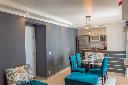 Sala de apartamento à venda com 2 quartos, 50m² em Piraporinha, Diadema