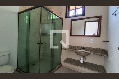 Banheiro da Suíte 1 de casa de condomínio à venda com 2 quartos, 180m² em Recreio dos Bandeirantes, Rio de Janeiro