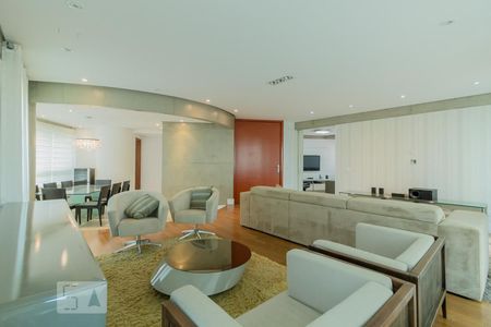 Sala de apartamento para alugar com 3 quartos, 200m² em Jardim, Santo André