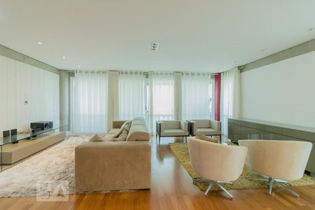 Sala de apartamento para alugar com 3 quartos, 200m² em Jardim, Santo André