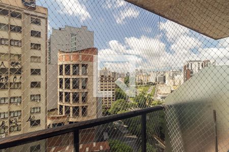 Varanda do Studio de kitnet/studio para alugar com 1 quarto, 29m² em Centro Histórico de São Paulo, São Paulo