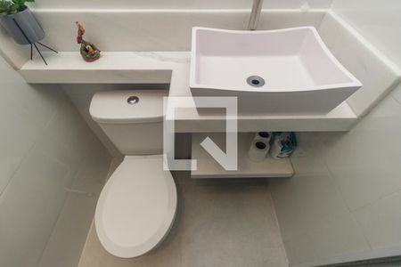 Banheiro de kitnet/studio para alugar com 1 quarto, 29m² em Centro Histórico de São Paulo, São Paulo