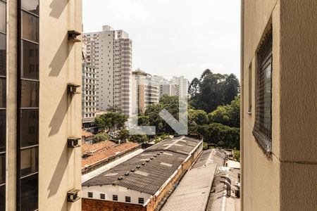 Vista da Sala de apartamento à venda com 1 quarto, 42m² em Consolação, São Paulo