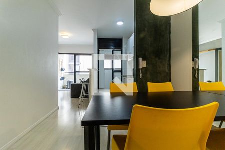 Sala de Jantar de apartamento à venda com 1 quarto, 42m² em Consolação, São Paulo