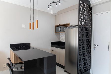 Cozinha de kitnet/studio para alugar com 1 quarto, 34m² em República, São Paulo