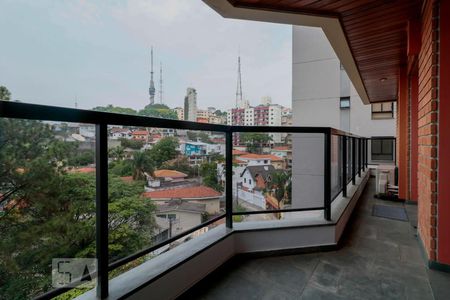 Sala - Varanda de apartamento para alugar com 3 quartos, 110m² em Sumaré, São Paulo