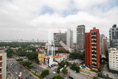 Vista da Sala de Estar e Jantar de apartamento para alugar com 3 quartos, 120m² em Pinheiros, São Paulo