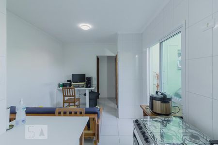 Cozinha de apartamento à venda com 2 quartos, 45m² em Bangú, Santo André