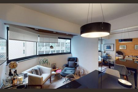 Sala de apartamento à venda com 3 quartos, 94m² em Vila Olímpia, São Paulo