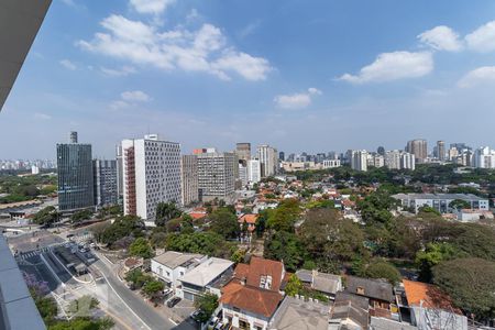 Vista de kitnet/studio para alugar com 1 quarto, 44m² em Pinheiros, São Paulo