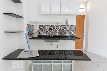 Cozinha de apartamento à venda com 1 quarto, 28m² em Campos Elíseos, São Paulo