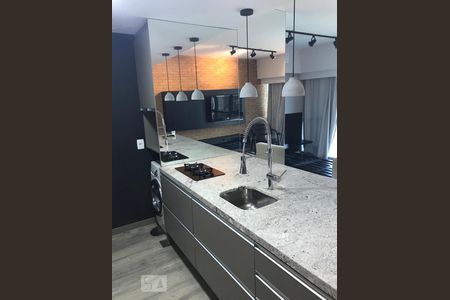 Cozinha de apartamento à venda com 1 quarto, 38m² em Praia de Belas, Porto Alegre