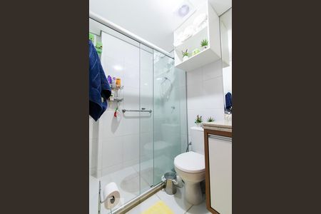 Banheiro de kitnet/studio para alugar com 1 quarto, 32m² em Norte (águas Claras), Brasília
