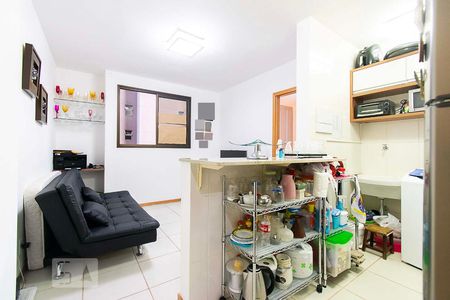 Sala e Cozinha de kitnet/studio para alugar com 1 quarto, 32m² em Norte (águas Claras), Brasília