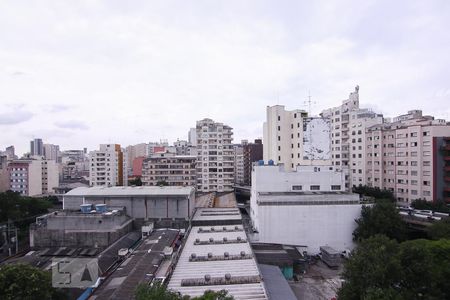 Vista Sala de apartamento à venda com 1 quarto, 56m² em Campos Elíseos, São Paulo