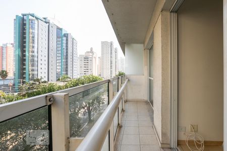 Varanda de apartamento para alugar com 1 quarto, 47m² em Indianópolis, São Paulo