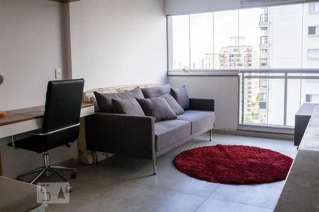 Sala de kitnet/studio para alugar com 1 quarto, 38m² em Campo Belo, São Paulo