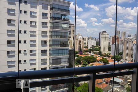 Vista Sala de kitnet/studio para alugar com 1 quarto, 38m² em Campo Belo, São Paulo