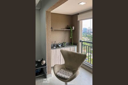 Varanda Embutida de kitnet/studio à venda com 1 quarto, 42m² em Melville Empresarial Ii, Barueri