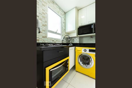 Cozinha de kitnet/studio à venda com 1 quarto, 30m² em Bela Vista, São Paulo