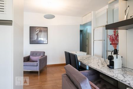 Sala de apartamento à venda com 1 quarto, 54m² em Vila Olímpia, São Paulo