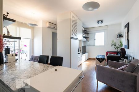 Sala de apartamento à venda com 1 quarto, 54m² em Vila Olímpia, São Paulo