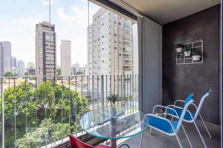 Studio para alugar com 35m², 1 quarto e 1 vagavaranda
