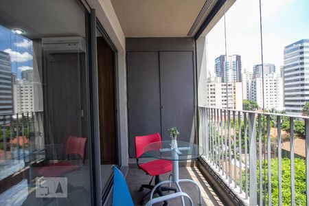 Studio para alugar com 35m², 1 quarto e 1 vagavaranda