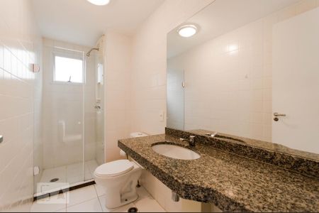 Apartamento para alugar com 64m², 3 quartos e 2 vagas Apartamento para alugar com 64m², 3 quartos e 2 vagasBanheiro da Suíte