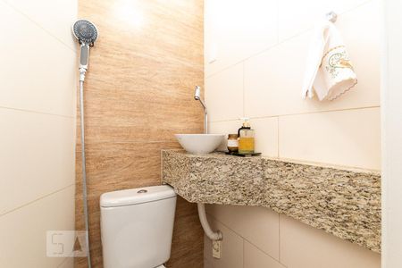 Banheiro de apartamento à venda com 3 quartos, 105m² em Santo Antônio, Belo Horizonte