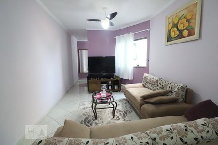 Sala de apartamento à venda com 3 quartos, 70m² em Vila Homero Thon, Santo André