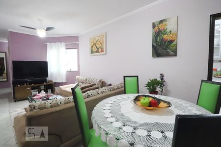 Sala de apartamento à venda com 3 quartos, 70m² em Vila Homero Thon, Santo André