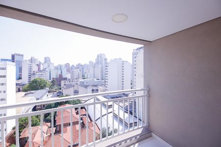 Varanda Sala de apartamento à venda com 2 quartos, 59m² em Barra Funda, São Paulo