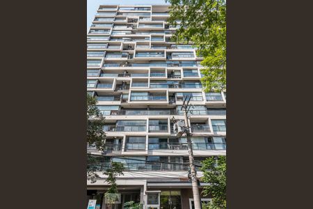 Studio para alugar com 40m², 1 quarto e 1 vaga Studio para alugar com 40m², 1 quarto e 1 vagaFachada