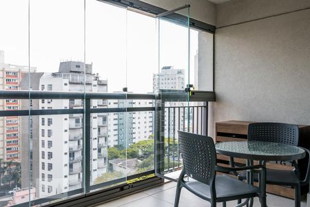 Studio para alugar com 40m², 1 quarto e 1 vaga Studio para alugar com 40m², 1 quarto e 1 vagaVaranda