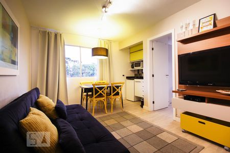 Sala de apartamento para alugar com 1 quarto, 33m² em Juvevê, Curitiba