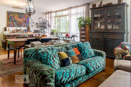 Sala de apartamento à venda com 3 quartos, 211m² em Higienópolis, São Paulo